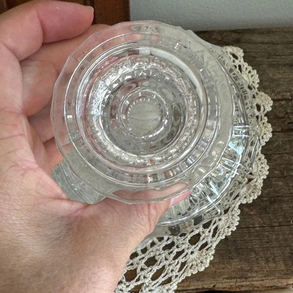 Partylite Astoria Crystal Tea Light Candle Lamp Clear Glass Hollywood Regency